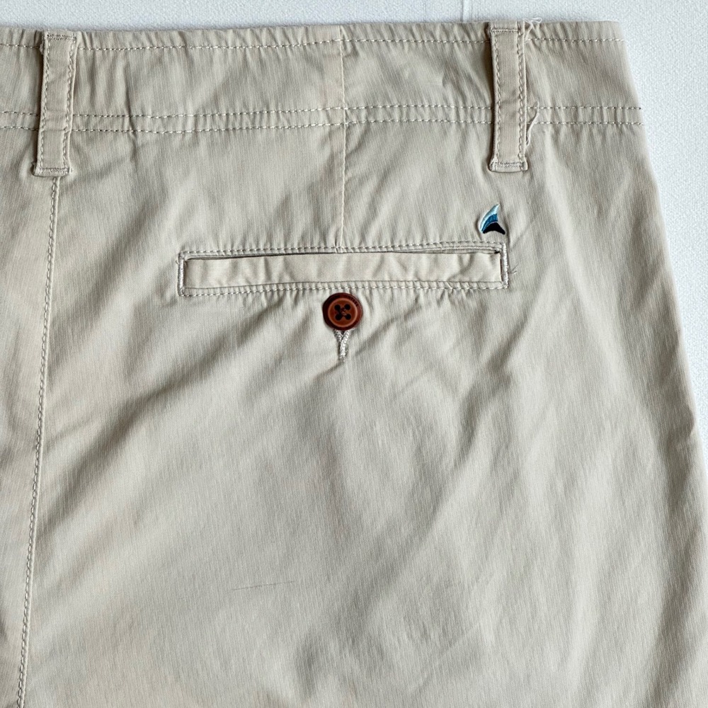 Tailor Vintage Greenwich Slim Fit Pants 36x32 Khaki Tan Airotec Luxe Performance - Picture 7 of 9